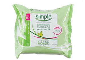 Simple Kind to Skin Cleansing Facial Wipes Review