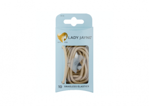 Lady Jayne Blonde Snagless Thick Elastics  - 10 Pack
