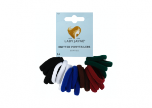 Lady Jayne School Soft Knitted Ponytailers - 24 Pack