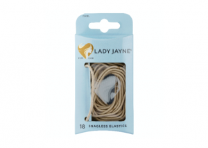 Lady Jayne Blonde Snagless Elastics - 18 Pack